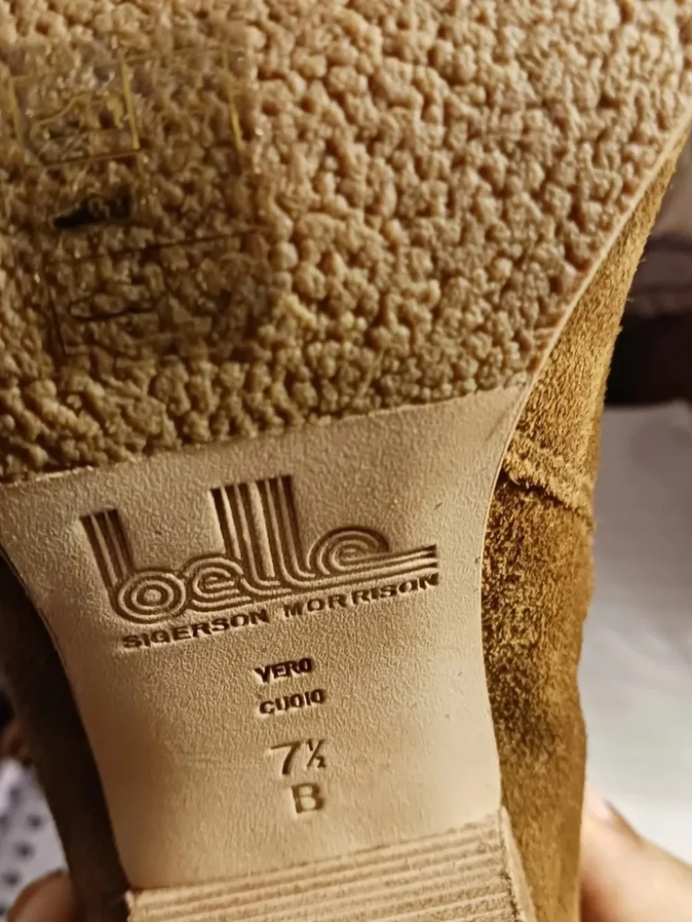 Yardley Brown Suede Fringe Booties by Belle Sigerson Morrison 7.5 NEW!